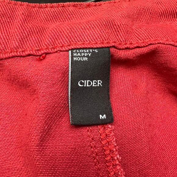 *SOLD* Cider Wide Leg Jeans Red size Medium - Picture 5 of 8